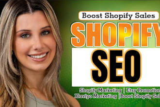 do advanced shopify SEO, technical, on page, ecommerce and boost sales
