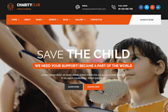 create website for nonprofit, church, donation, charity, ngo on wix builder