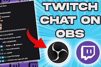 design animated twitch overlay, kick, twitch logo, banner panels, twitch overlay