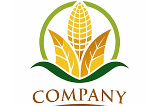 design a luxury corn logo with unlimited revision