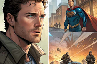draw a comic book series for you