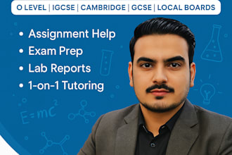 be chemistry tutor for o level, igcse, gcse