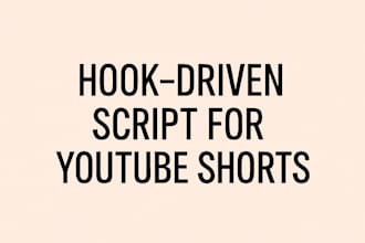 hook driven shorts and reels scripts