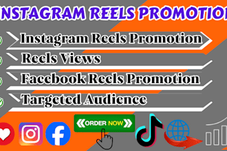 grow facebook instagram reels organic promotion for views