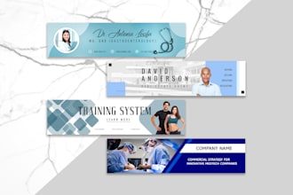 design a professional linkedin banner or post