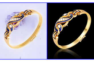 do high end jewelry retouching and photo editing with 3d quality
