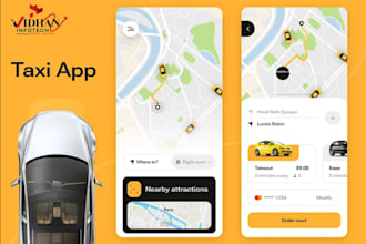 develop taxi booking app gojek app uber app turo lyft rideshare app carpool app