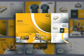 design comprehensive brand identity guidelines for a business or company