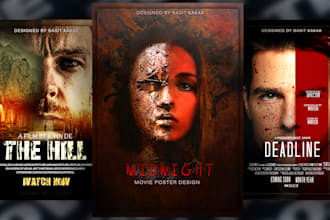create cinematic movie poster action, horror, thriller
