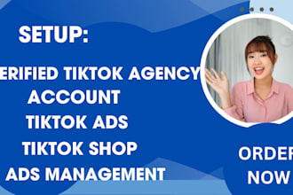 setup tiktok agency ads account tiktok marketing tiktok shop setup tiktok ads