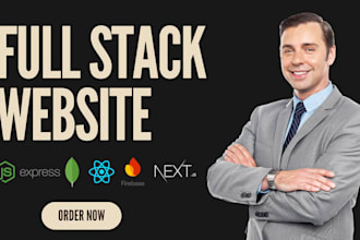 build full stack web development and website design