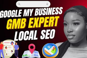 improve gmb google my business maps ranking, business visibility or local SEO