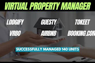 be your virtual property manager for vrbo and booking com