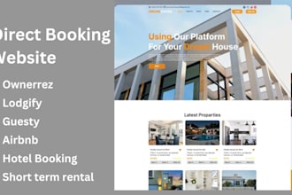 direct booking website with ownerrez guesty hostaway vrbo lodgify smoobu