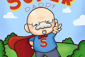 eu vou criar arte chibi cartoon com sua ideia ou personagem