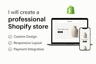 build a shopify website
