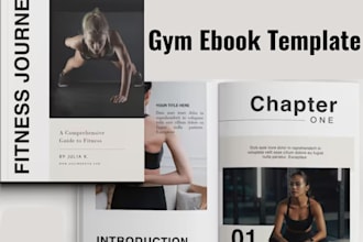 design lead magnet ebook, fitness ebook, gym book, guide ebook