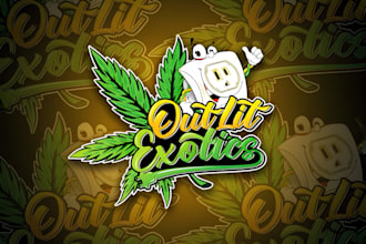 do wonderful cannabis, marijuana, weed, hemp, cbd oil and redesign logo