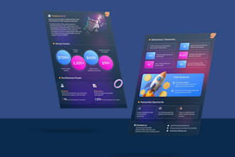 do one pager pitch deck, company profile and executive summary