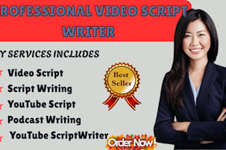 do script writing youtube script video script movie script screenwriting
