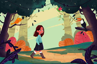 create children book illustration