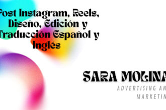 post instagram, reels, videos, spanish english translation