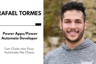 build a custom power app to track data or automate task