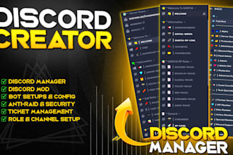 professionally manage, set up, and customize your discord server