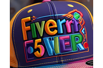 do logo embroidery digitizing, 3d puff cap, convert to pes, dst, jef, emb asap