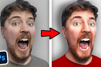 design premium clickbait youtube thumbnail in 3 hour