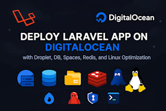 deploy laravel app on digitalocean with droplets app platform db spaces linux