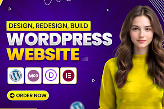 design, redesign, revamp, clone wordpress website development by elementor pro