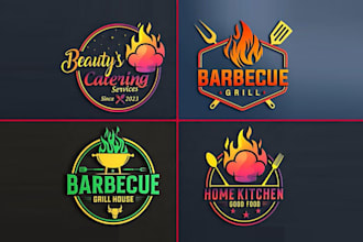 do amazing food restaurant logo business card or any graphics design