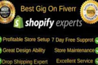 be your shopify virtual assistant, shopify store manager, dropshipping store