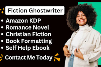 write your romance novel, novella, christian love story, fiction ebook writing