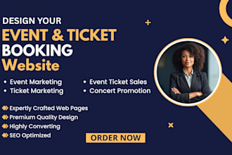 build an events, wedding, conference website