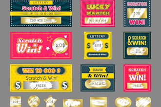 design and redesign your raffle website, competition website, giveaway website