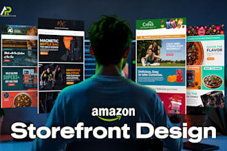 design professional amazon brand store and storefront