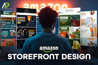 design professional amazon brand store and storefront