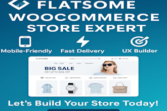 build a premium woocommerce website using flatsome UX builder and fix issues