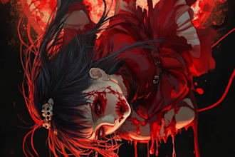 draw horror fantasy style