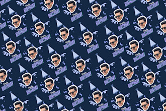 create customized patterns gift wrapping paper that you can sell on etsy