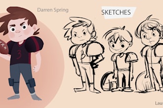 draw any kind of illustration you need for childrens