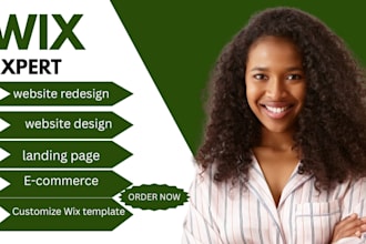 design and redesign wix ecommerce website, blogs, wix studio property management