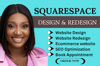 squarespace website design squarespace website redesign squarespace landing page