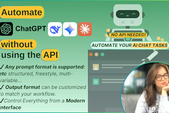 automate chatgpt workflows without using the API