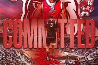 make commitment posts and gameday graphics for you