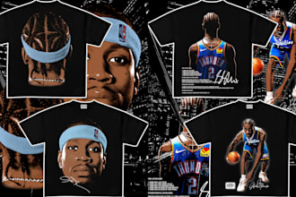 design a crazy vintage bootleg tshirt, rap, sport,tee