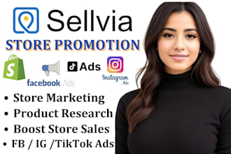 setup high ticket sellvia marketing shopify marketing sellvia store promotion