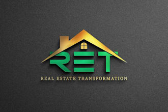 design real estate, construction, property and handyman logo